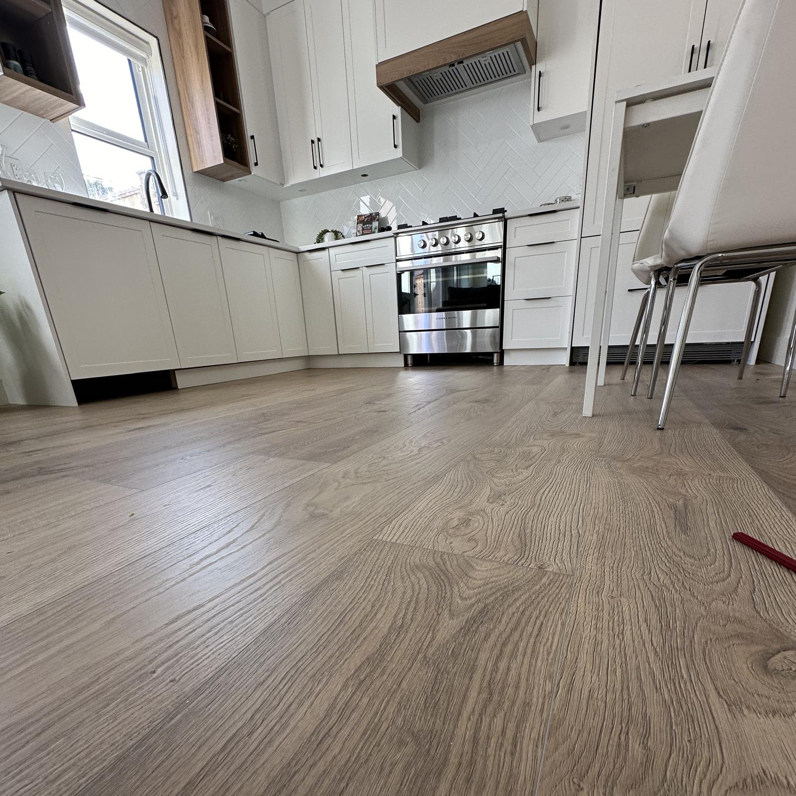 Professional vinyl plank flooring installation and subfloor prep by Flooring Oz Group in Maple Ridge, BC