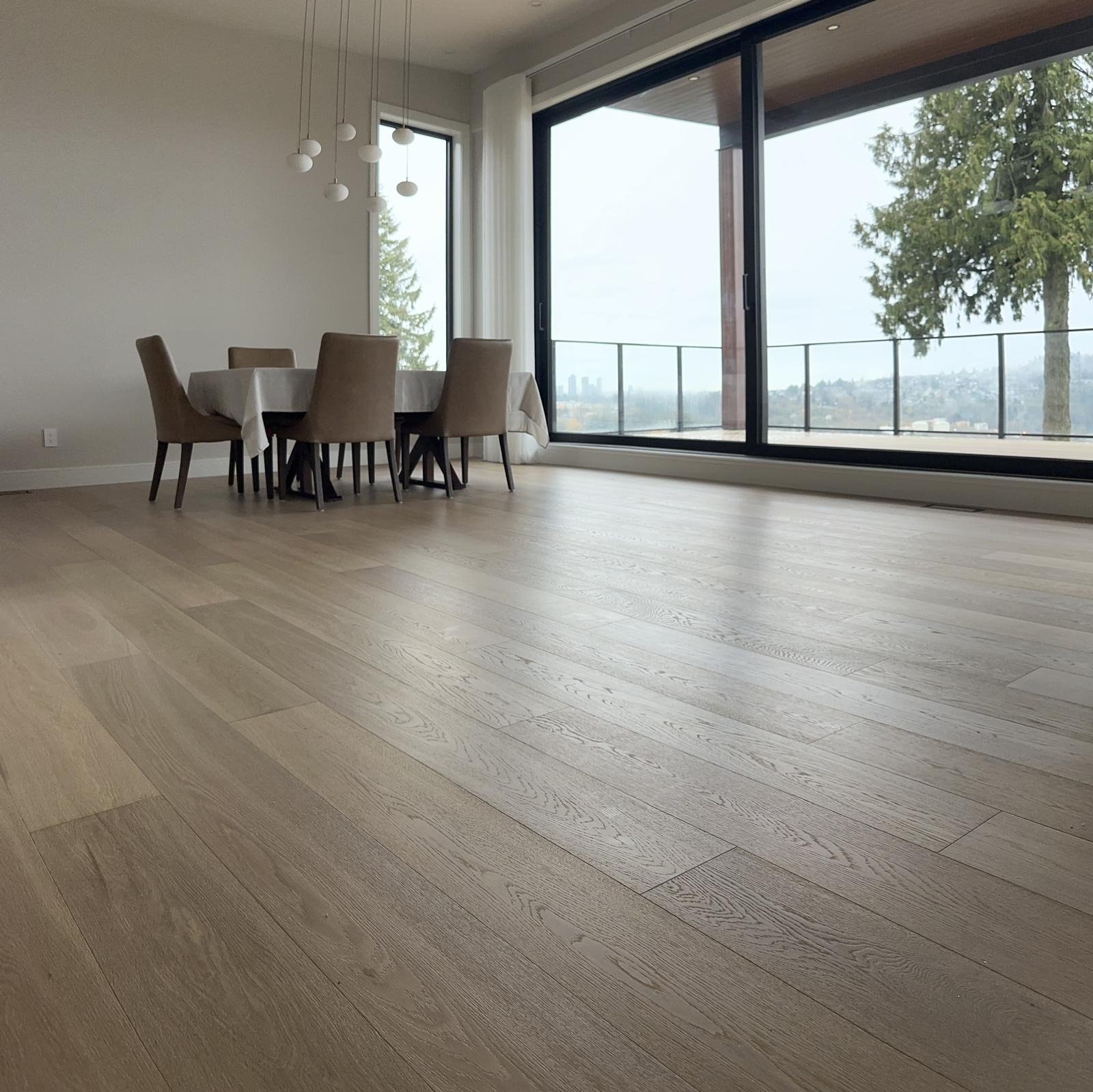 Premium hardwood flooring installation and custom finishing services in Richmond, BC